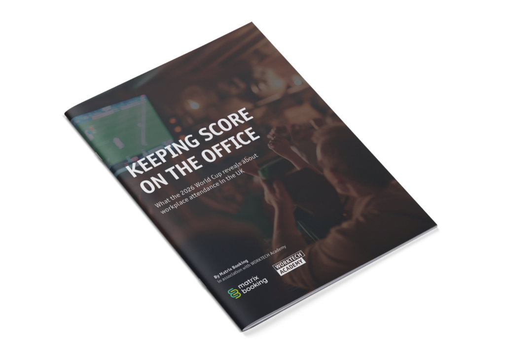 Keeping score on the office Matrix Booking and Worktech Academy report front cover.